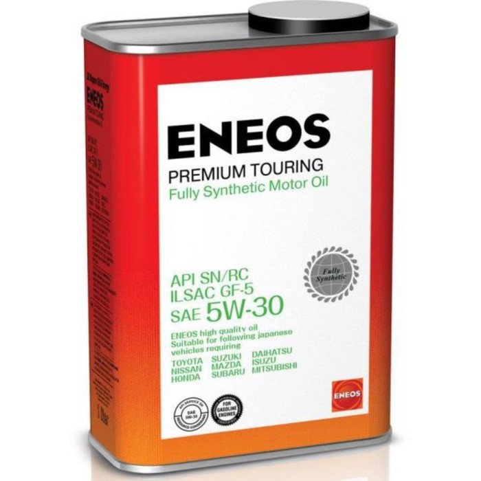 Масло моторное ENEOS Premium Touring 5W-30, синтетическое, 1 л масло моторное eneos premium touring 5w 40 синтетическое 20 л