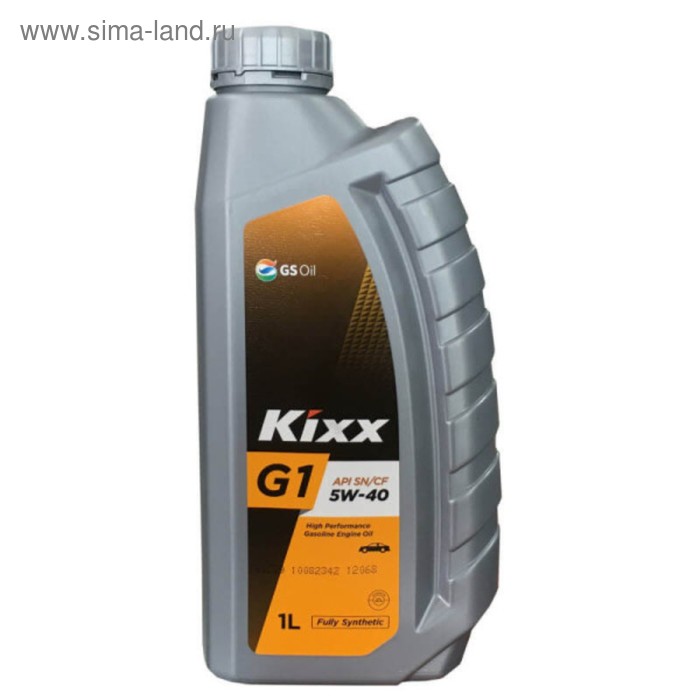 фото Масло моторное gs oil kixx, 5w-40, "plus sn/cf", 1 л