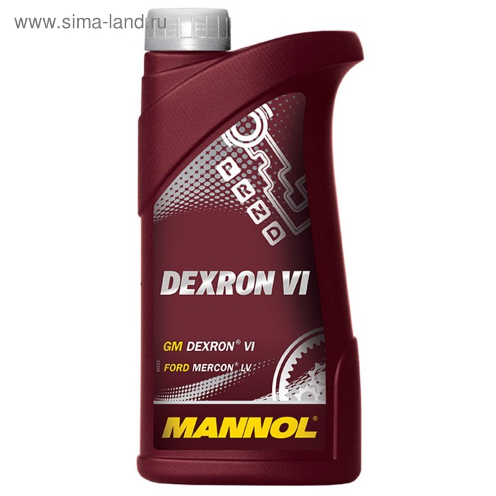 Трансмиссионное масло MANNOL, для акпп, ATF Dexron VI, 1 л масло трансмиссионное для акпп bizol protect atf d vi нс синтетическое 1 л