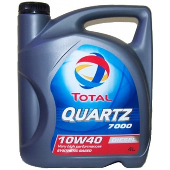 фото Моторное масло total, 10w40, "quartz diesel 7000", 4 л