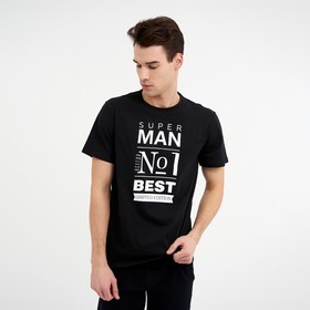 Футболка мужская KAFTAN 'Man', чёрный, р. 46 Ош