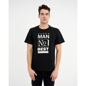

Футболка мужская KAFTAN "Man", чёрный, р. 54