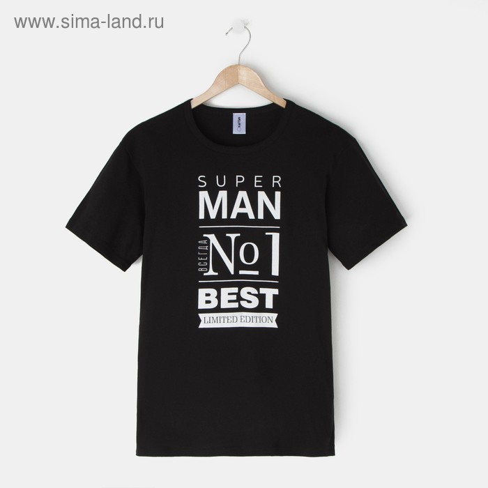 

Футболка мужская KAFTAN "Man", чёрный, размер 56