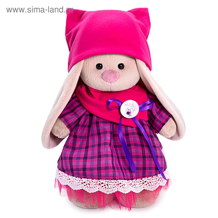 фото Мягкая игрушка «зайка ми в платье со снудом и шапкой», 32 см