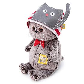 

Мягкая игрушка «Басик Baby в шапочке с котиком», 20 см