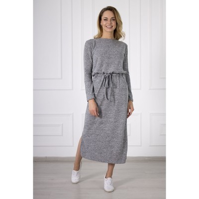 Платье женское, цвет серый, размер 42