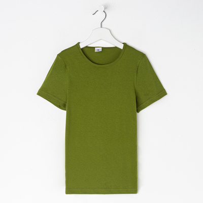 Футболка для мальчика, цвет хаки, рост 134-140 см