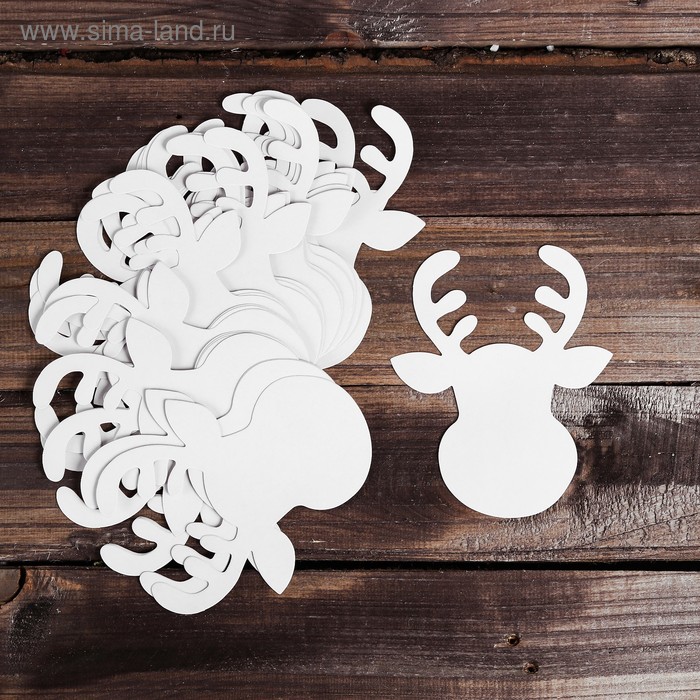 Основа для творчества - новогоднее украшение Олень набор 24 штразмер 1 шт 1215 см 55₽