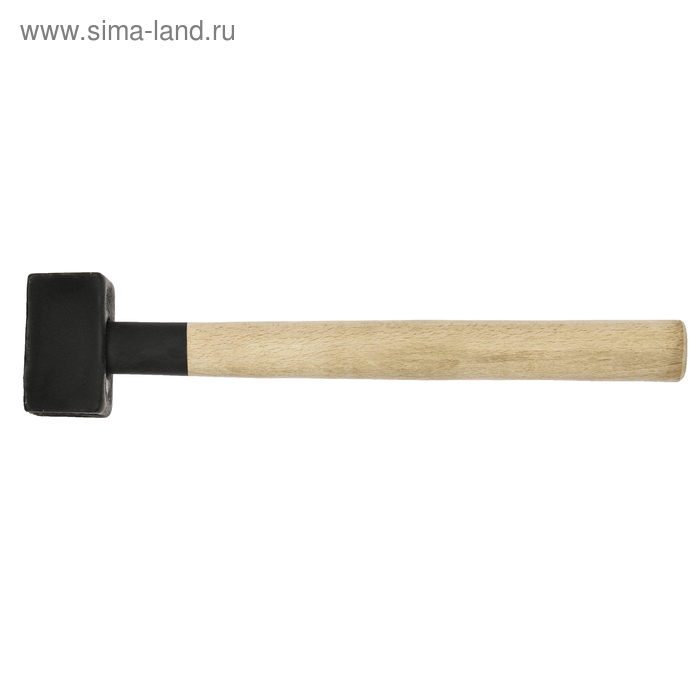 фото Кувалда литая лом, 1 кг, деревянная рукоятка