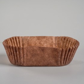 Тарталетка, коричневая, форма овал, 2,5 х 6 х 2 см