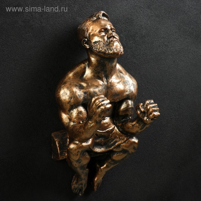 

Консоль-вешалка "Качок" 38х18х13см