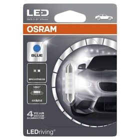

Лампа светодиодная OSRAM 12 В, SV8,5-41/11, 0,50 Вт, 6000K, Blue, 1 шт