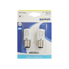 

Лампа светодиодная NARVA RED Range Power LED, 12 В, P21/5 Вт, 2.8/0.4 Вт набор 2 шт 18008