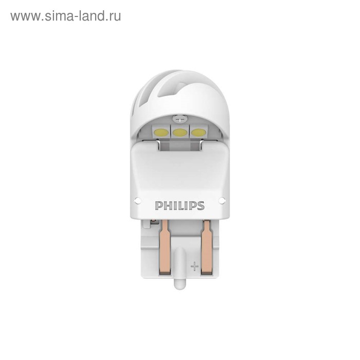 фото Лампа светодиодная philips white x-tremeultinon led, 12 в, 6000k, w21/5w, 1.8/0.3 вт, набор 2 шт, 11066xuwx2