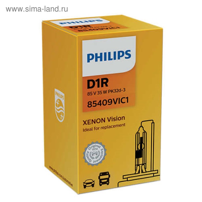 

Лампа ксеноновая Philips Vision D1R, 4400K, 35 Вт, 85409VIC1