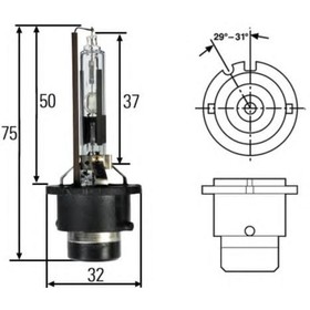 

Лампа ксеноновая HELLA Xenon +30% D2R, 4300K, 35 Вт, 8GS 007 001-241