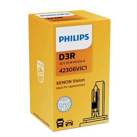 

Лампа ксеноновая PHILIPS Vision D3R, 4400K, 35 Вт, 42306VIC1
