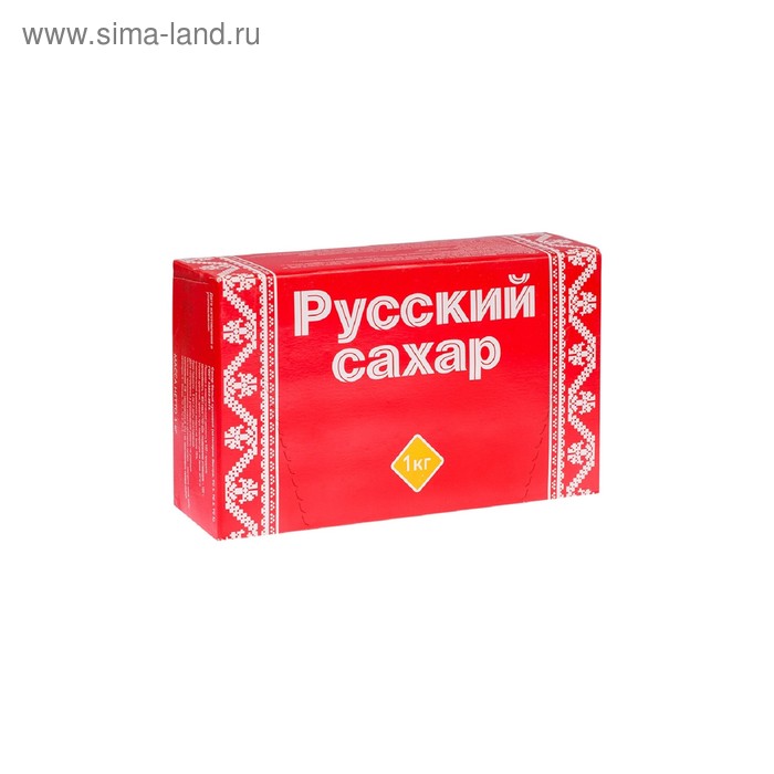 Сахар рафинад Русский сахар, 1 кг. сахар tahir прессованный 1 кг