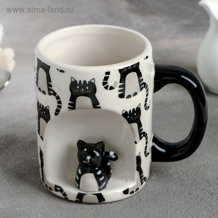 

Кружка «Котик», 400 мл, 12,5×8×10,8 см