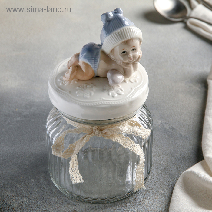 

Банка для сыпучих продуктов «Беби. Мальчишка», 600 мл
