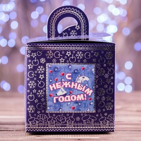 

Коробка картонная "Снежный куб", 14 х 14 х 14 см