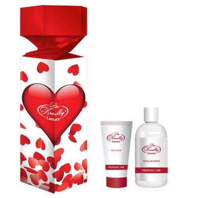 Подарочный набор Liss Krouly Rose: мицеллярная вода+скраб д/лица