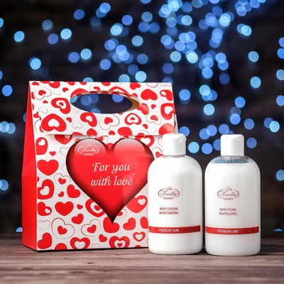 Подарочный набор Liss Krouly Rose: пена д/ванны+лосьон д/тела