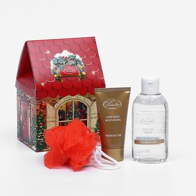 Подарочный набор Skin Juice Happy New Year: маска д/рук+мицеллярная вода+мочалка