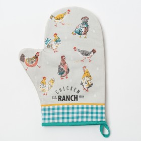 

Варежка-прихватка "Chicken Ranch" 20х28см,саржа, 100% х/л, ватин 250г/м2