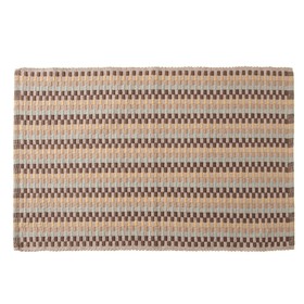 

Ковер GRID, 50 х 80 ± 3 см, цвет бежевый/черный.