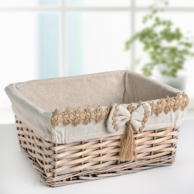 Корзина для хранения "Бант" 31х27х14 см