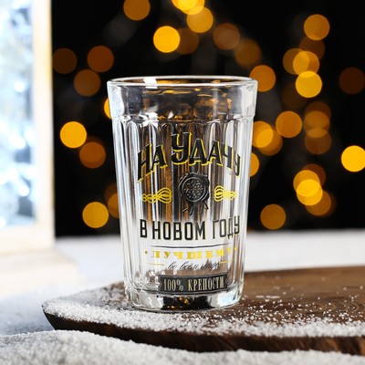 Стакан граненый "На удачу", 250 мл