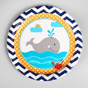 

Тарелка бумажная «Кит», набор 10 шт.