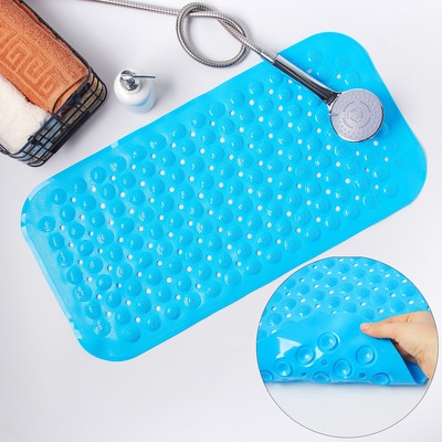 Коврик для ванны 35×70 см "Пузырьки", матовый, цвет МИКС