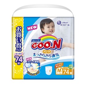

Подгузники-трусики GOO.N, размер M, 6-12 кг, 74 шт.