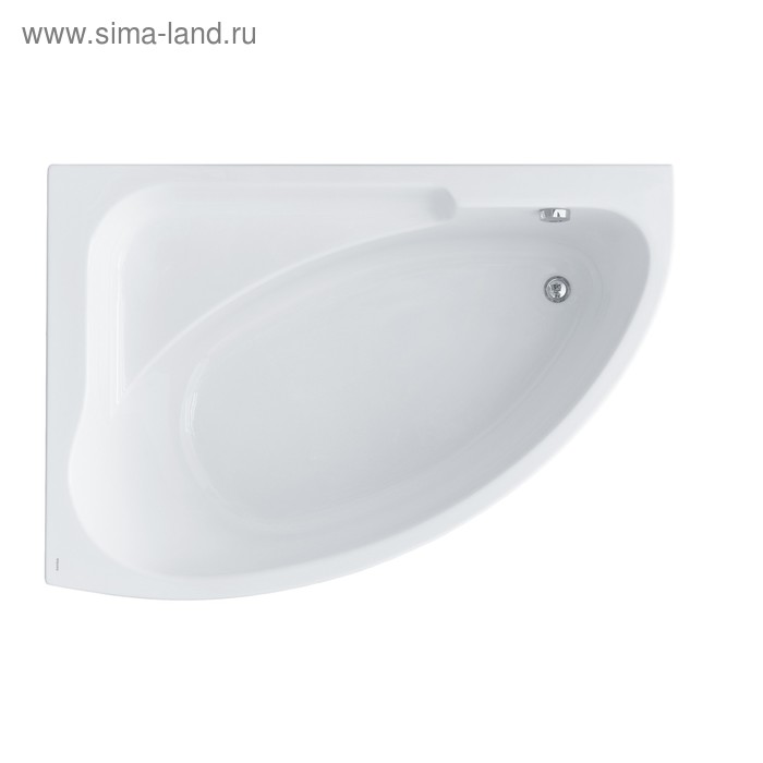 Ванна акриловая Santek «Гоа» 150х100 см, асимметричная левая, белая акриловая ванна santek гоа 1wh112033 150х100 l