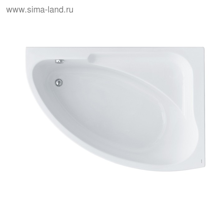 Ванна акриловая Santek «Гоа» 150x100 см, асимметричная правая, белая акриловая ванна santek гоа 1wh112033 150х100 l