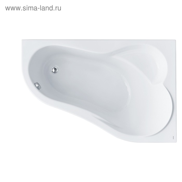 Ванна акриловая Santek «Ибица» 150х100 см, асимметричная правая, белая 27764