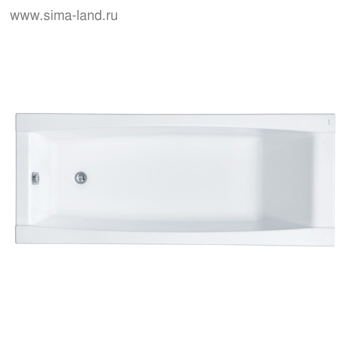 Ванна акриловая Santek «Санторини» 170х70 см, прямоугольная, белая