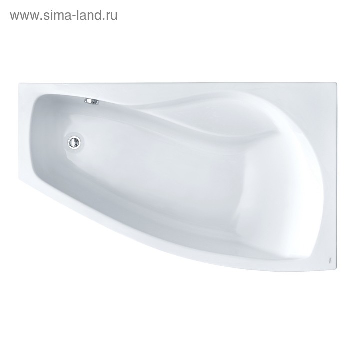Ванна акриловая Santek «Майорка» XL 160х95 см, асимметричная правая, белая акриловая ванна 160х95 см r santek майорка xl 1 wh11 1 990
