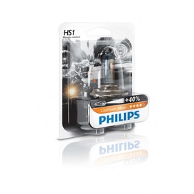 Лампа для мотоциклов PHILIPS, 12 В, HS1, CityVision, +40% света, белый яркий свет Ош
