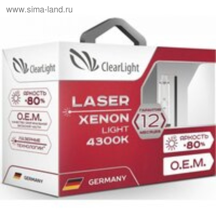 фото Лампа ксеноновая, d1r, clearlight xenon laser light +80%