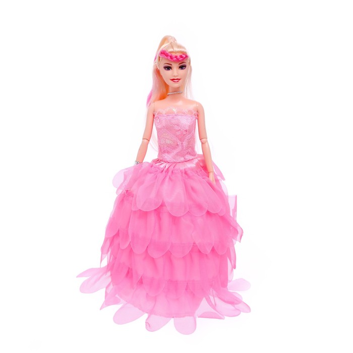 цена Кукла-модель шарнирная «Катя» в платье, МИКС