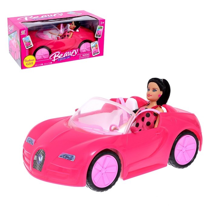 Кукла-модель Алёна на машине