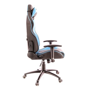 

Кресло игровое Everprof Lotus S16 Lotus S16 Blue экокожа голубой