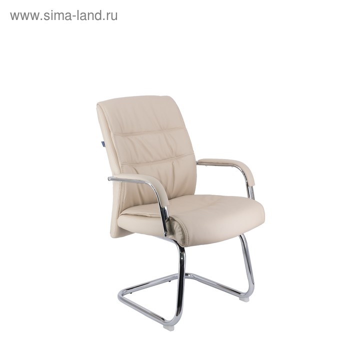 фото Кресло для посетителей everprof bond cf ec-333a cf pu beige экокожа бежевый