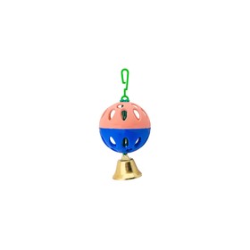 

Игрушка для птиц 1 шарик с колокольчиком