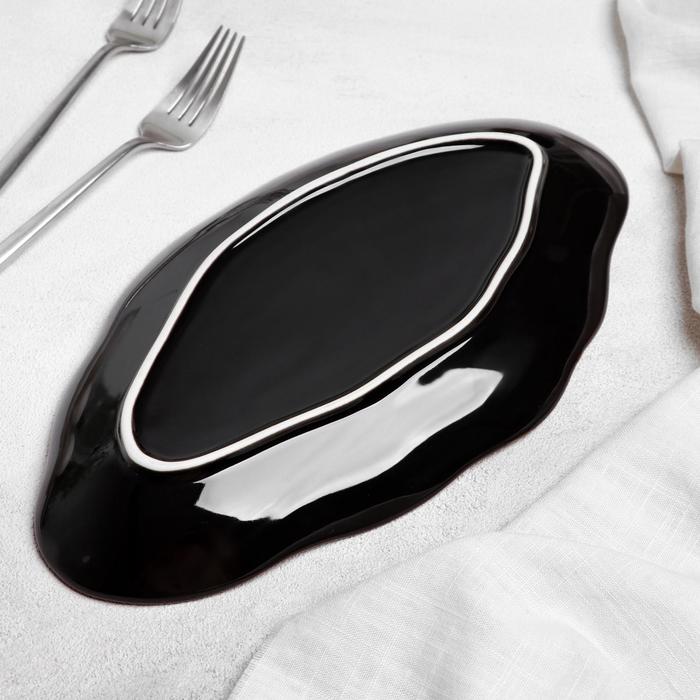 Блюдо керамическое овальное «Галактика», 28×16 см, цвет МИКС синего оттенка 4468311 - фото 59012 Блюдо керамическое овальное «Галактика», 28×16 см, цвет МИКС синего оттенка 4468311 - фото 59012