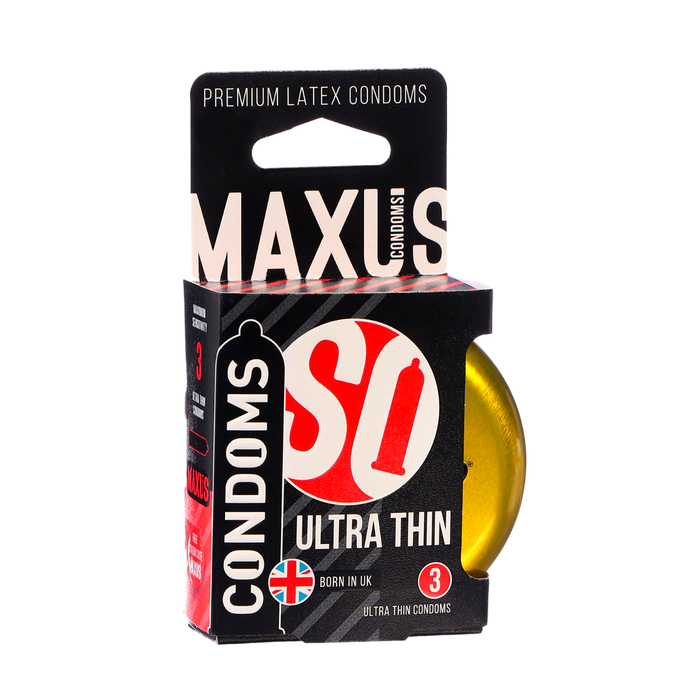 Презервативы ультратонкие MAXUS Sensitive №3 ж/к презервативы maxus sensitive 3 шт