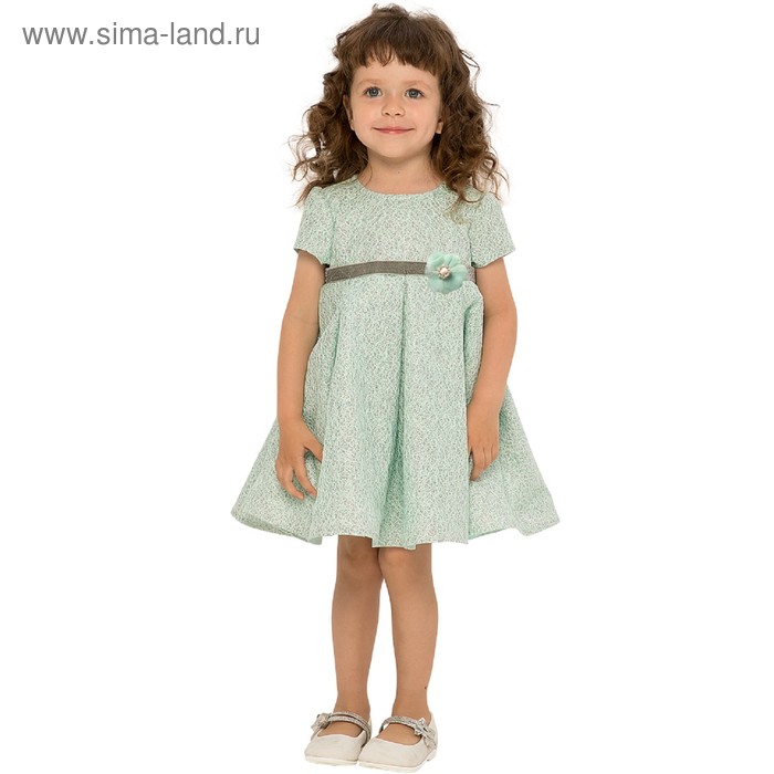 фото Платье для девочек, рост 86 см, цвет мятный карамелли
